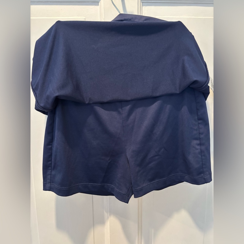 J. Crew Navy Blue Stretch Athletic Skirt with Built-in Shorts Size XS - Picture 8 of 12